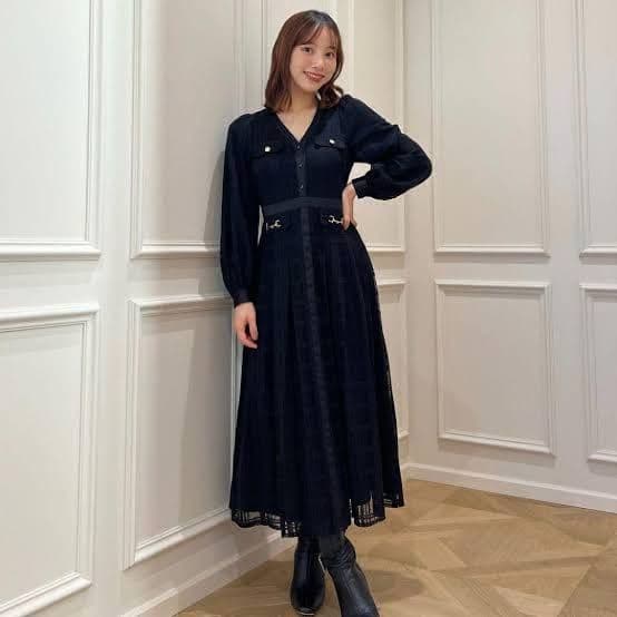 herlipto❤Nottingham Lace Long Dress