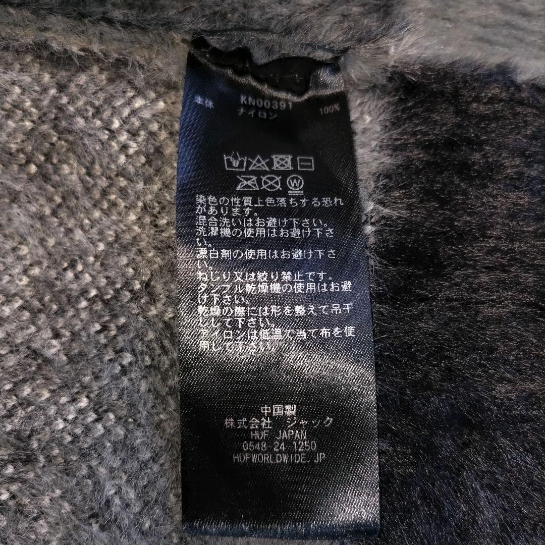 h73【人気Lサイズ】ハフ♤たばこ　ビックロゴ　カーディガン　最高デザイン