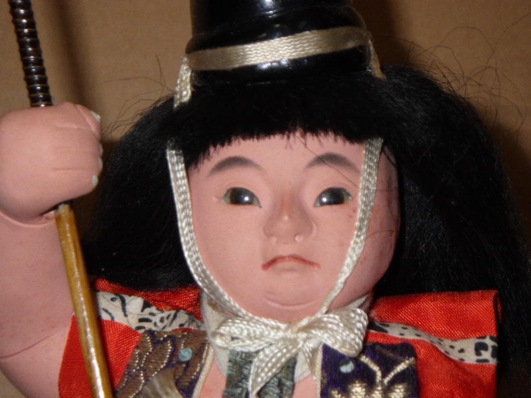 歴史物 加藤一冑 金太郎 御所人形 真多呂人形 武者人形 五月人形 日本人形 箱