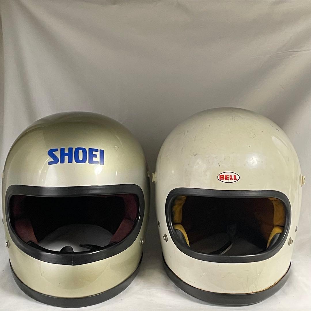 【当時物】族ヘル ショウエイST-G 銀 ※ 旧車 CB Z1Z2 Sシェル