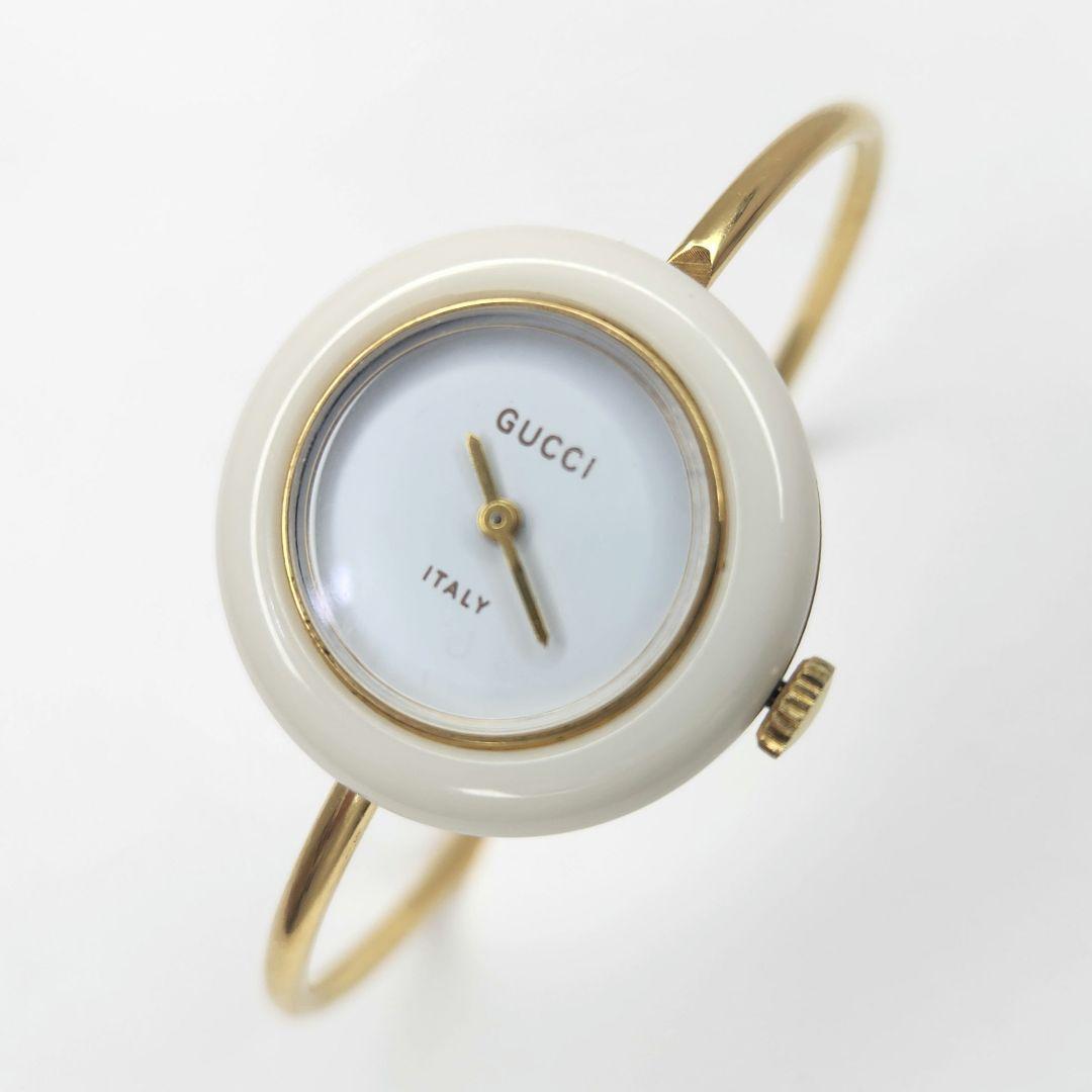 GUCCI グッチ 腕時計 機械式 手巻き チェンジベゼル 交換ベゼルなし 美品