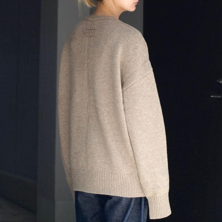 ■stein EXファインラムクルーネックニットL/S