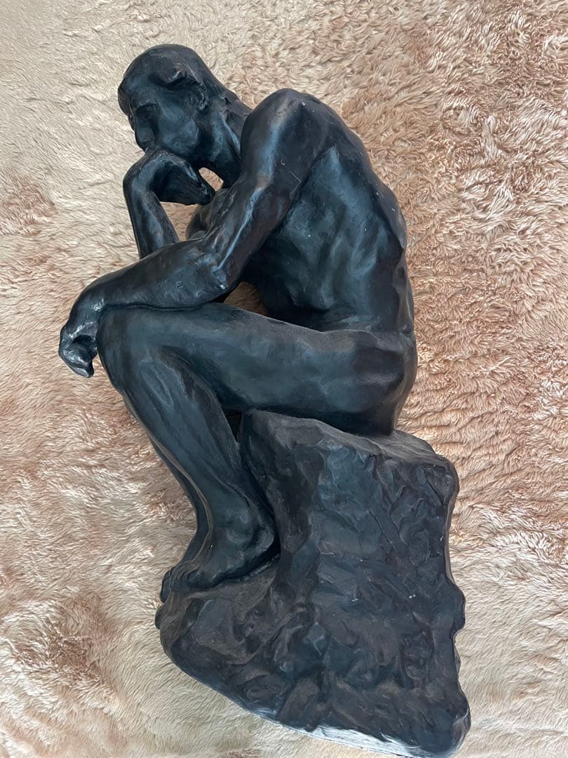 考える人 彫刻 約30cm