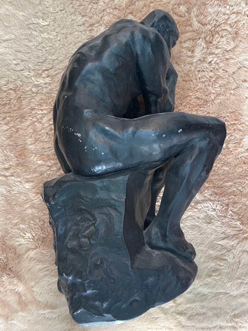 考える人 彫刻 約30cm