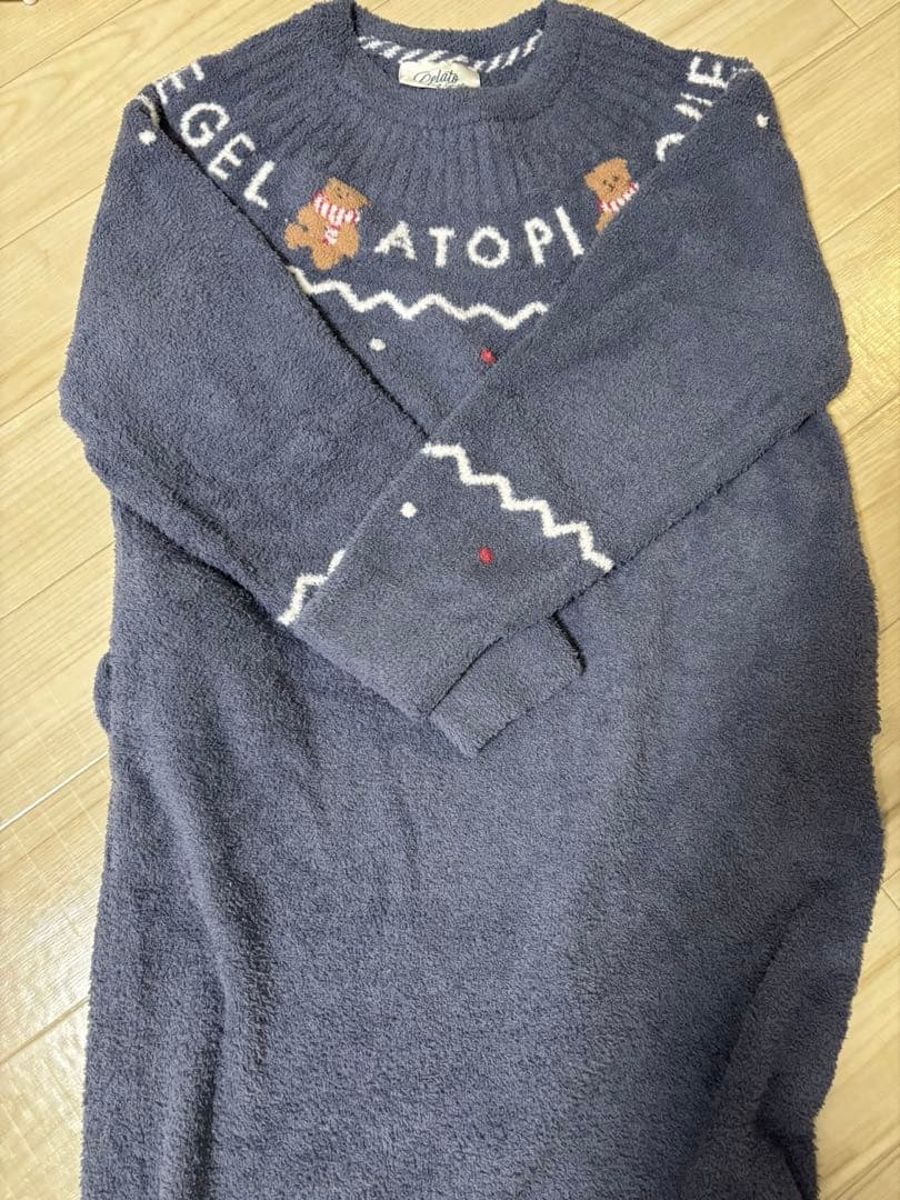 正規品♡新品未使用ジェラートピケ ホリデー ノルディック ワンピース ネイビー
