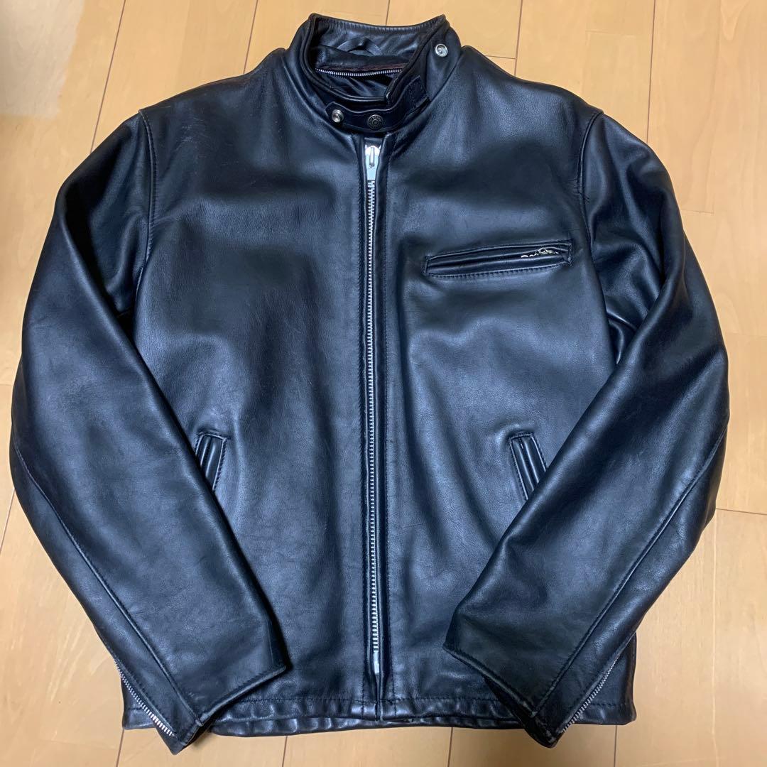 schott シングルライダースジャケット　サイズ38
