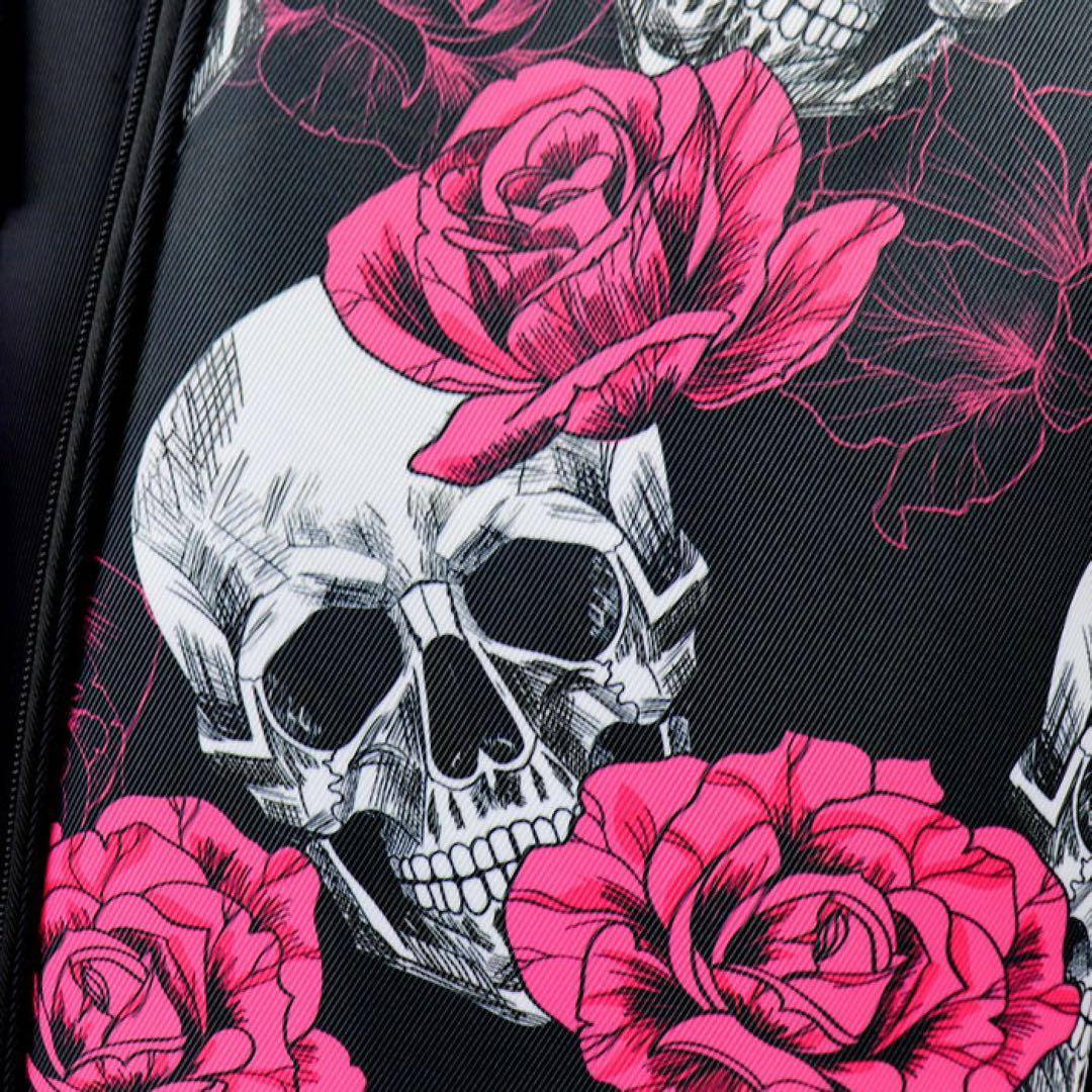 【新品】ラウドマウス キャディバッグ 8.5型 スカル＆ローズ 297