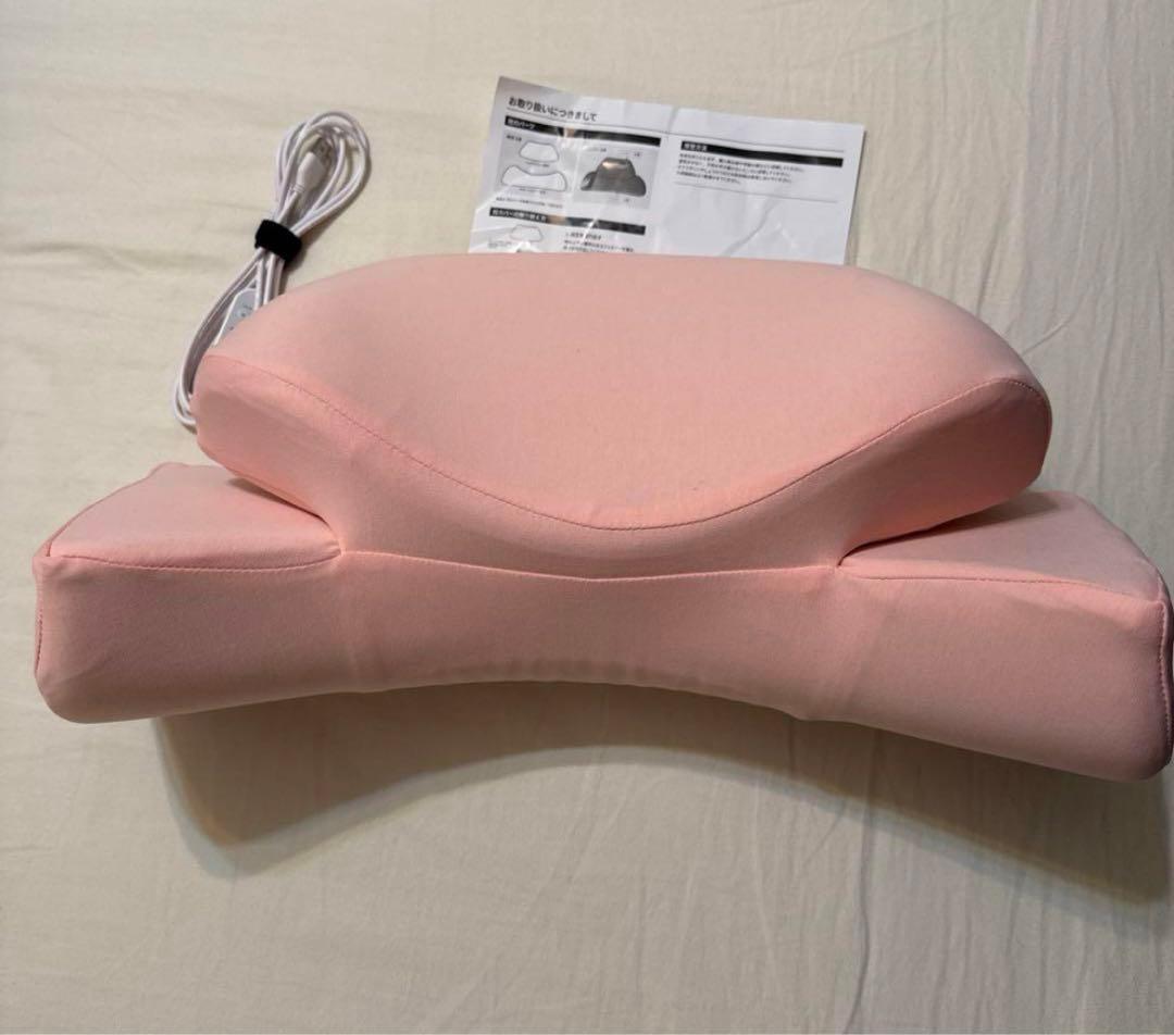 ダブル枕サバキュー あったか首と肩がホッとする枕 替えカバー付き