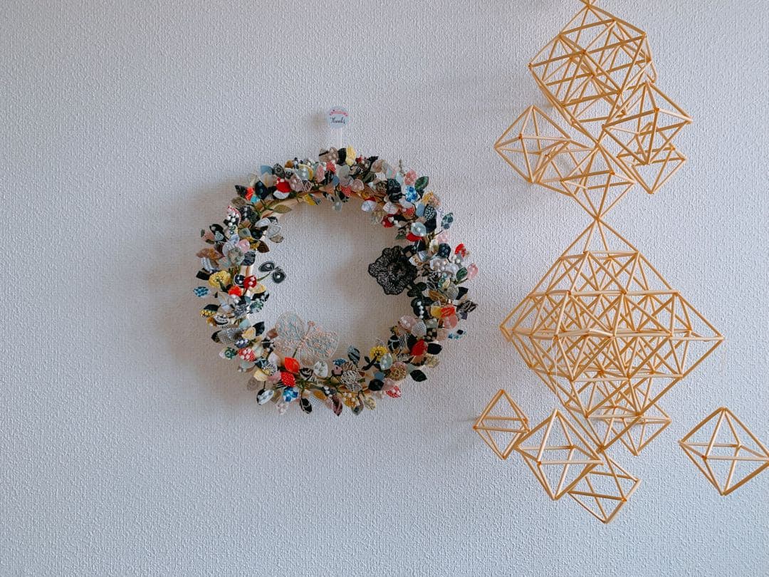 <スーパー特大サイズ①>盛り盛り森リース2025ver. ミナペルホネン　仕様