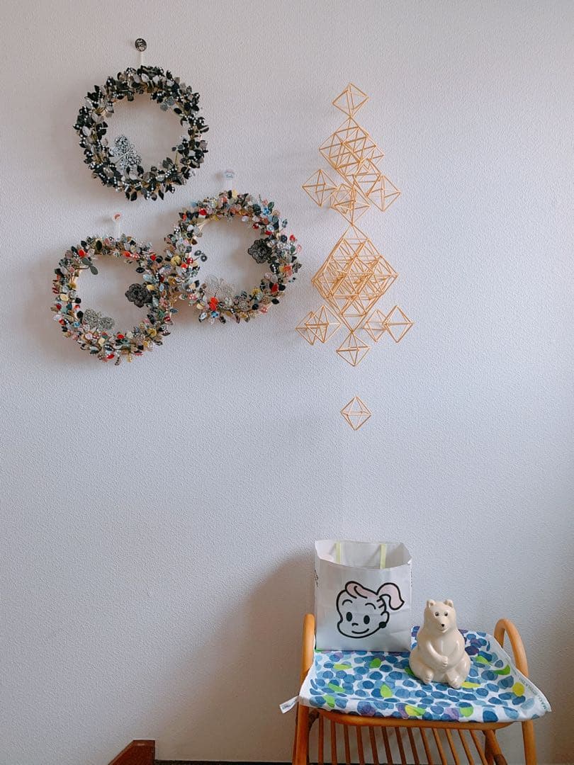 <スーパー特大サイズ①>盛り盛り森リース2025ver. ミナペルホネン　仕様