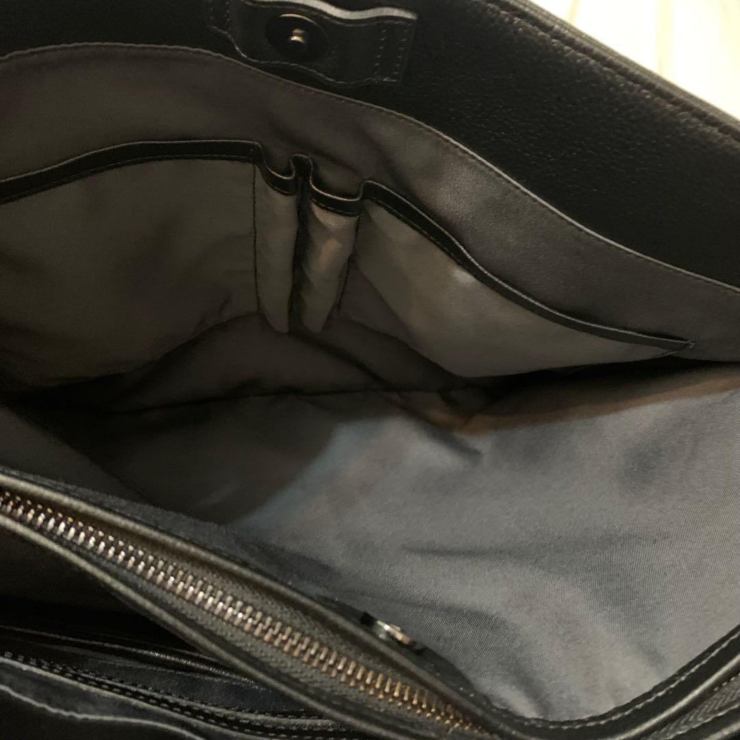 新品未使用　BLUE SINCERE【ブルーシンシア】本革トートバッグ　ブラック