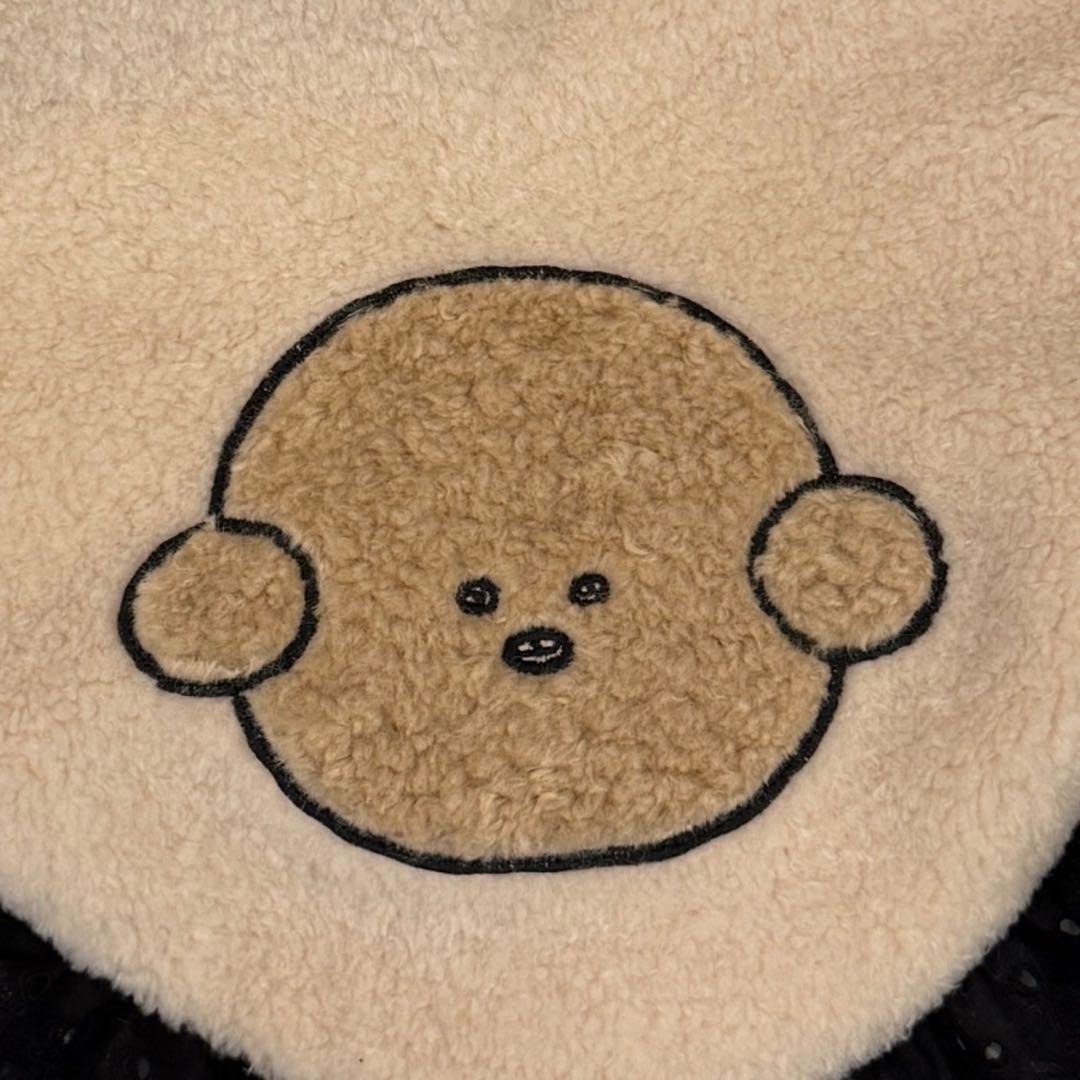 【新品未使用】大人気！韓国犬雑貨ブランド「JUMINE」MONGGU ボアマット