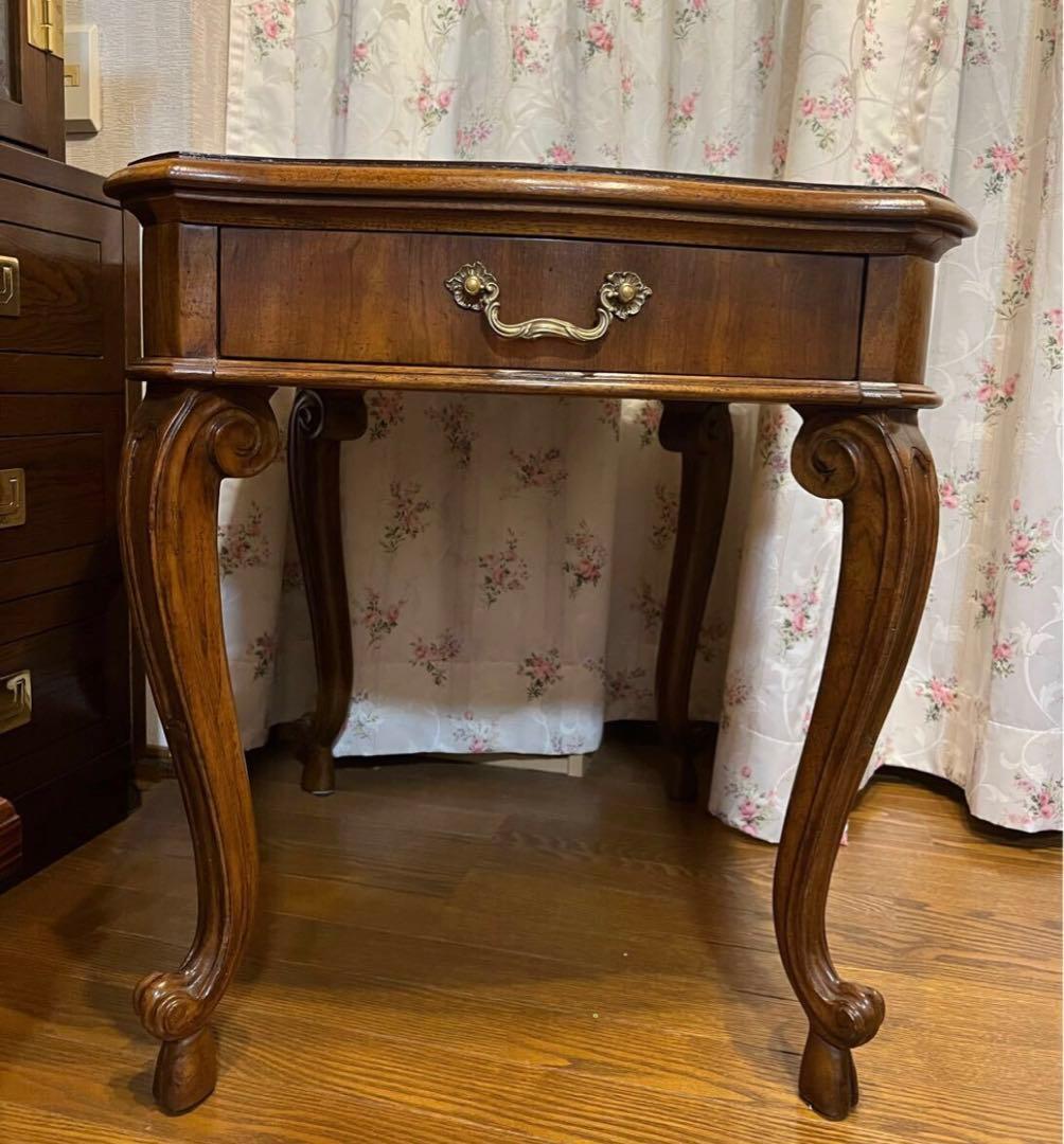 ドレクセル サイドテーブル　ランプテーブル　定価40万　猫脚