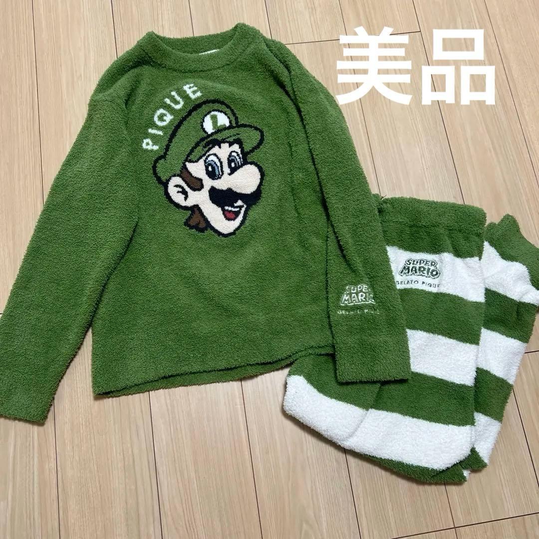 ジェラピケgelatopique スーパーマリオ ルイージ ルームウェア