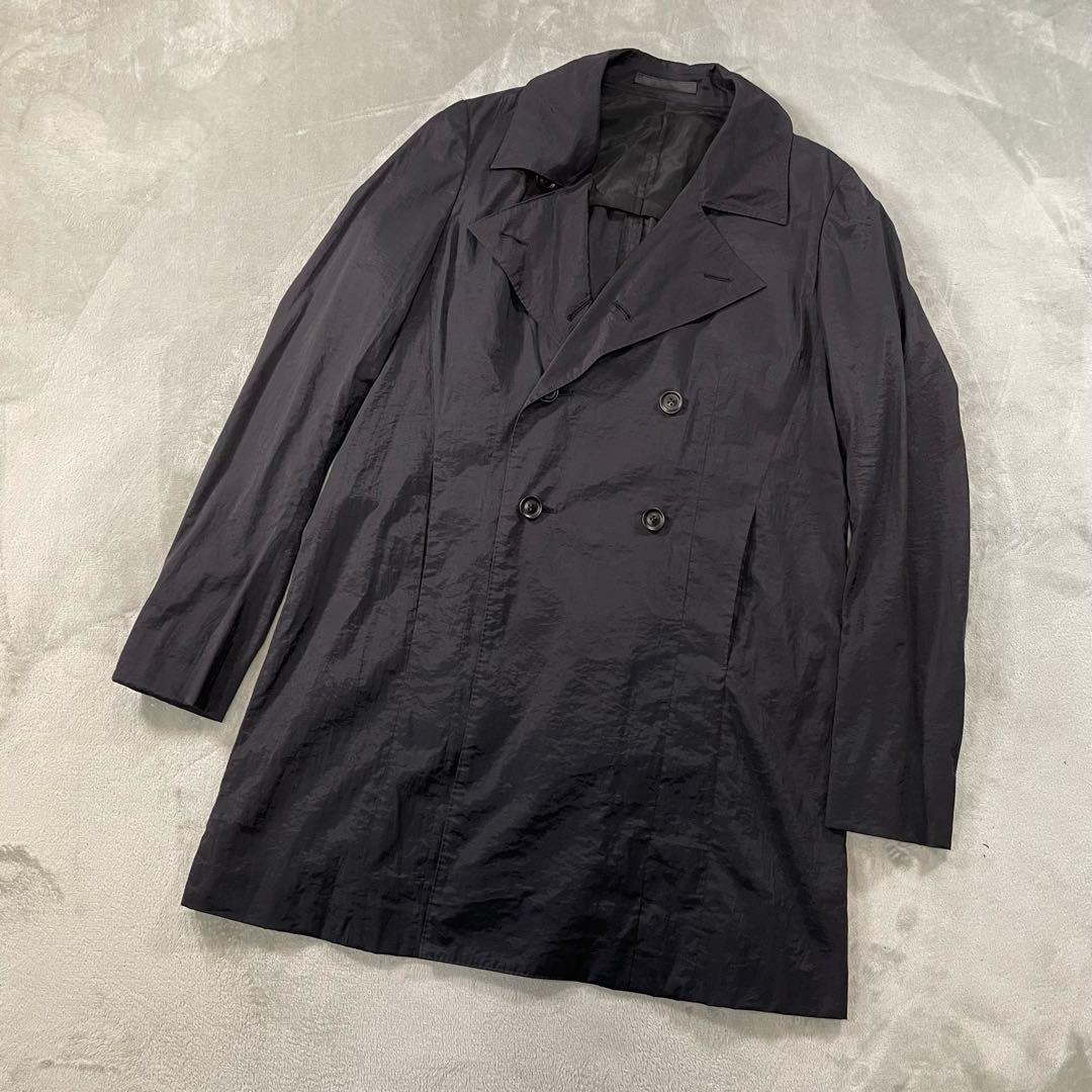 ユリウス Chaos期 バックシースルー スプリングコート ブラック　3