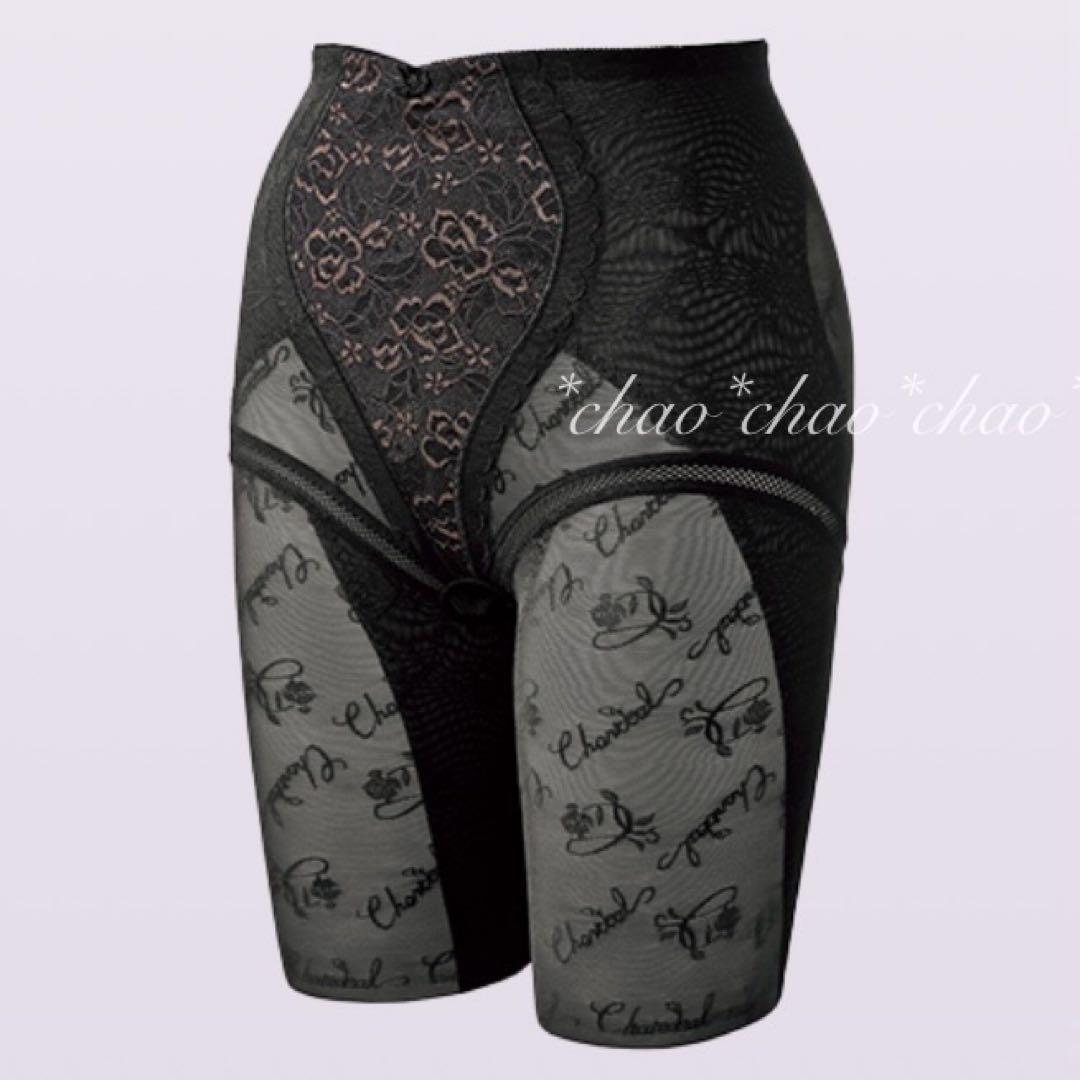 【2点で千円引】シャンデール Newフルロングガードル 64【新品】 黒補正下着