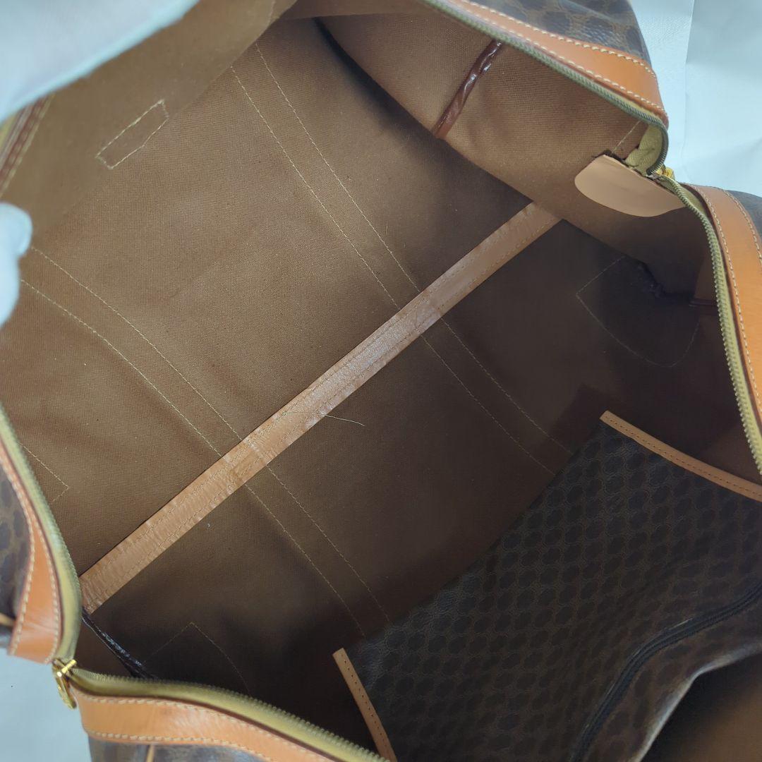 CELINE セリーヌ マカダム ボストンバッグ 旅行カバン 大容量