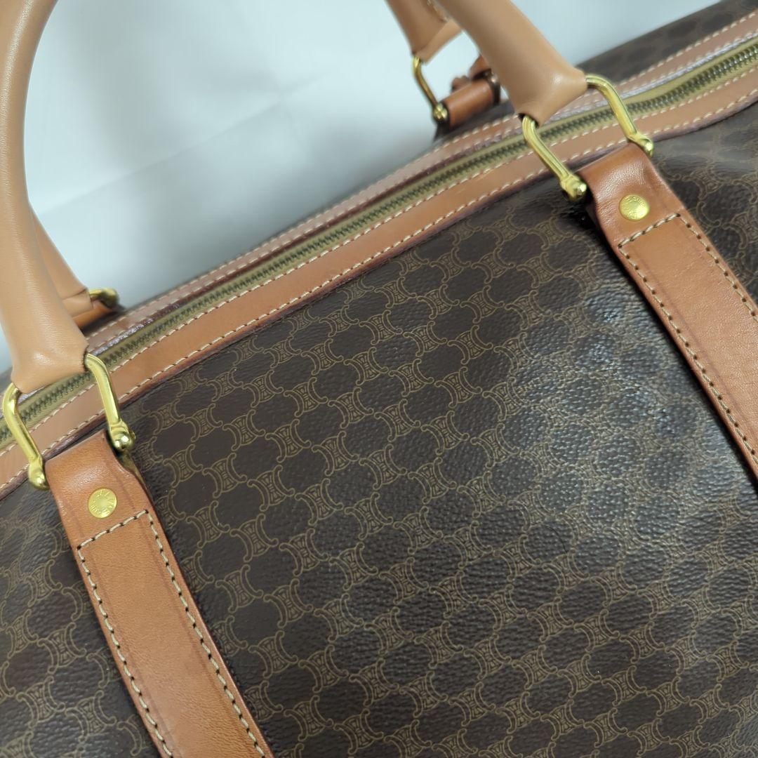 CELINE セリーヌ マカダム ボストンバッグ 旅行カバン 大容量