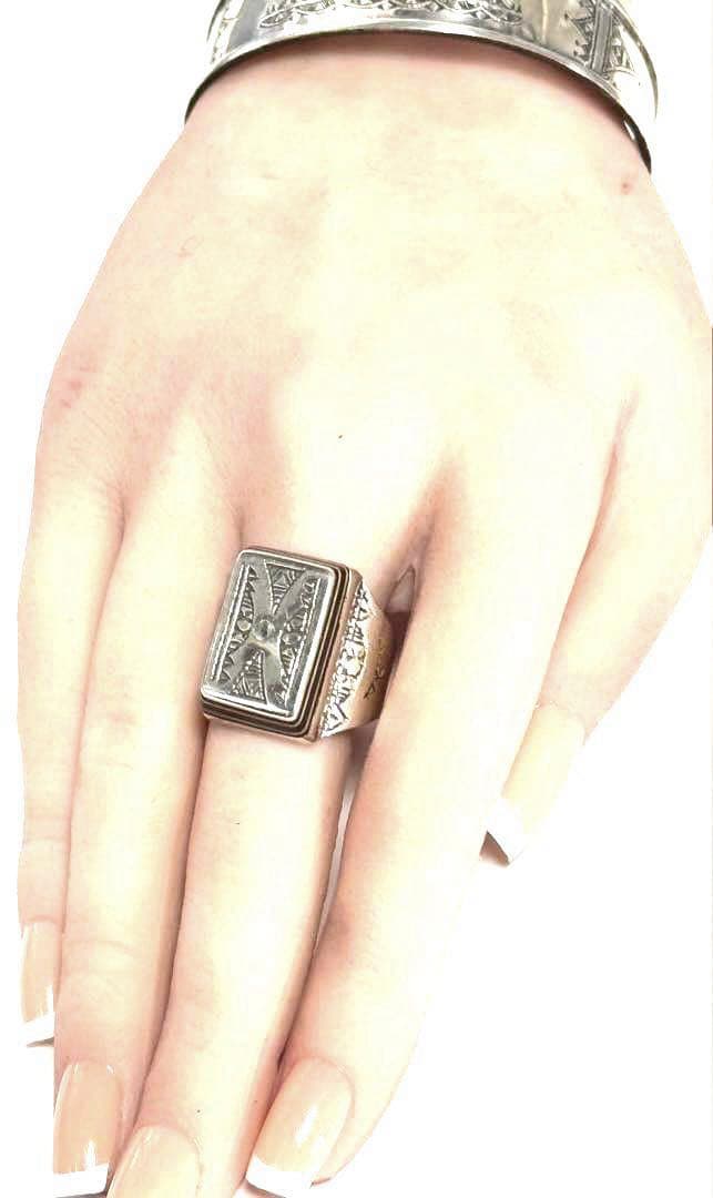 トゥアレグ　ハンドメイド　シルバーリング