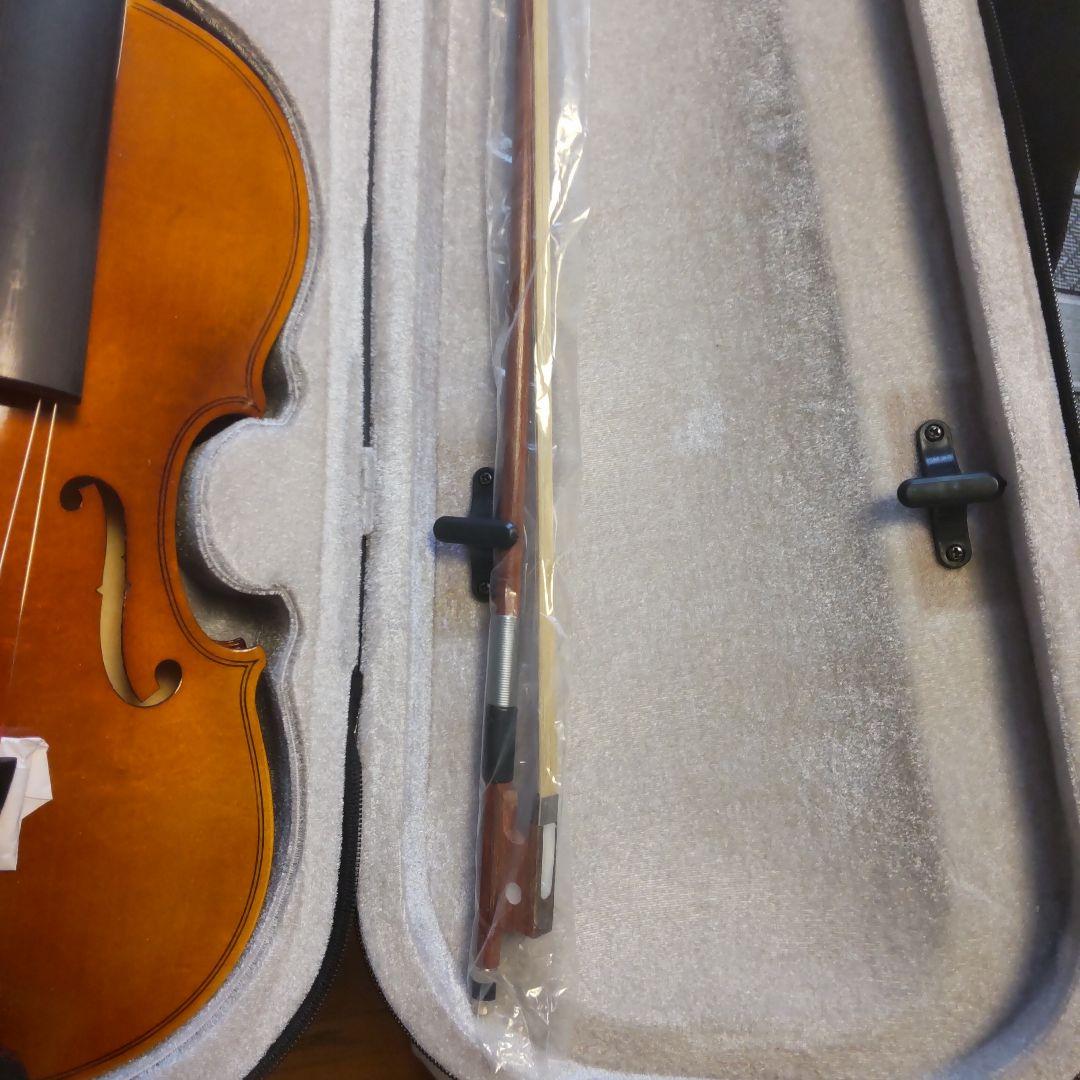 4/4フルサイズバイオリン AN-01 茶色 ハードケース、弓、松脂付