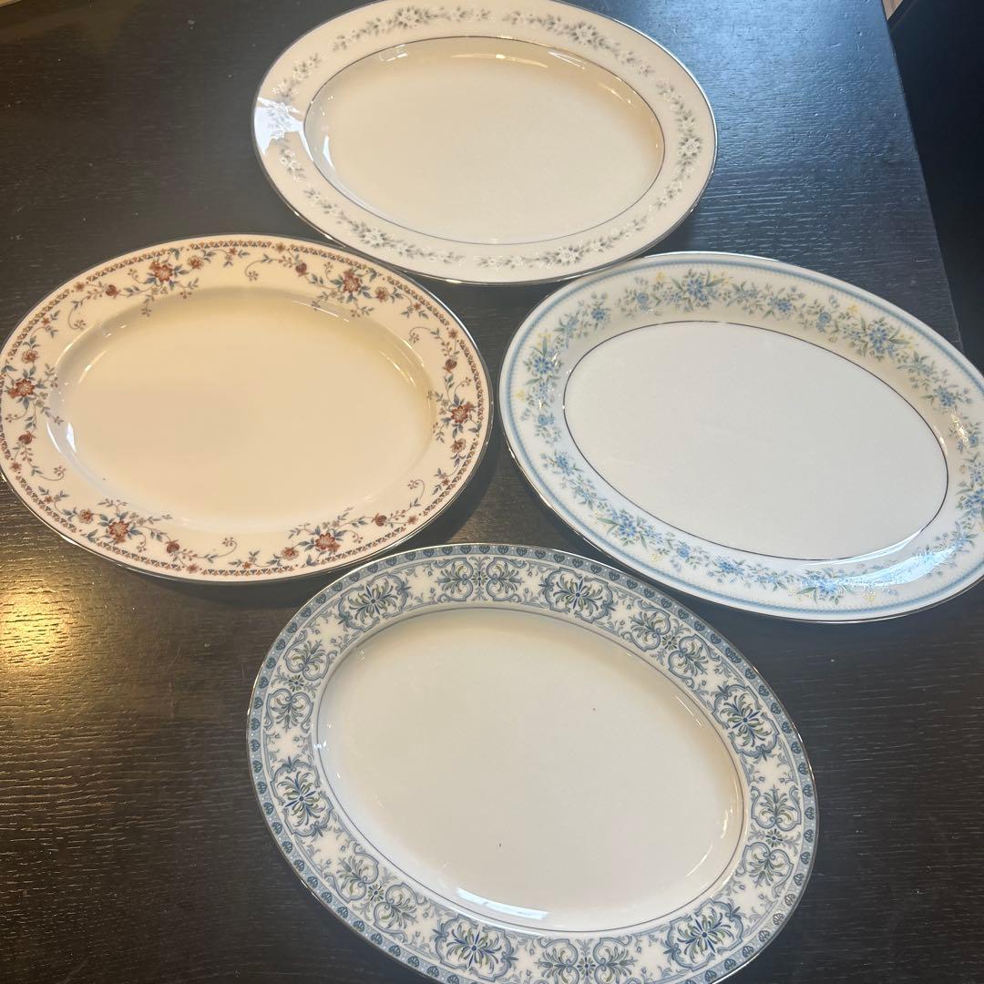 オールドノリタケ　オーバル皿