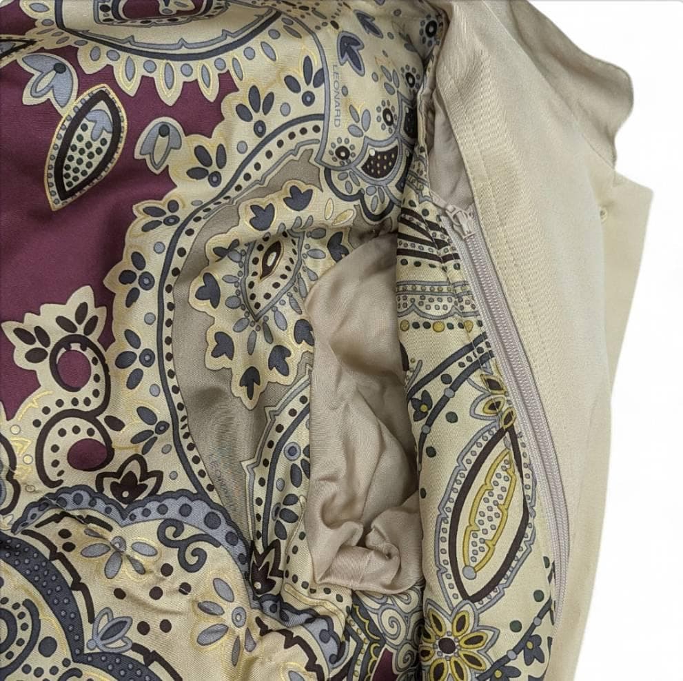 LEONARD レオナール トレンチコート アイボリー １３R