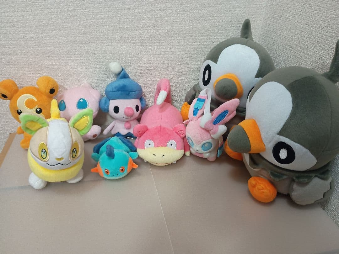 5　11/20ポケモンセンター　ぬいぐるみ　ヌマクロー　くったり　ワンパチ