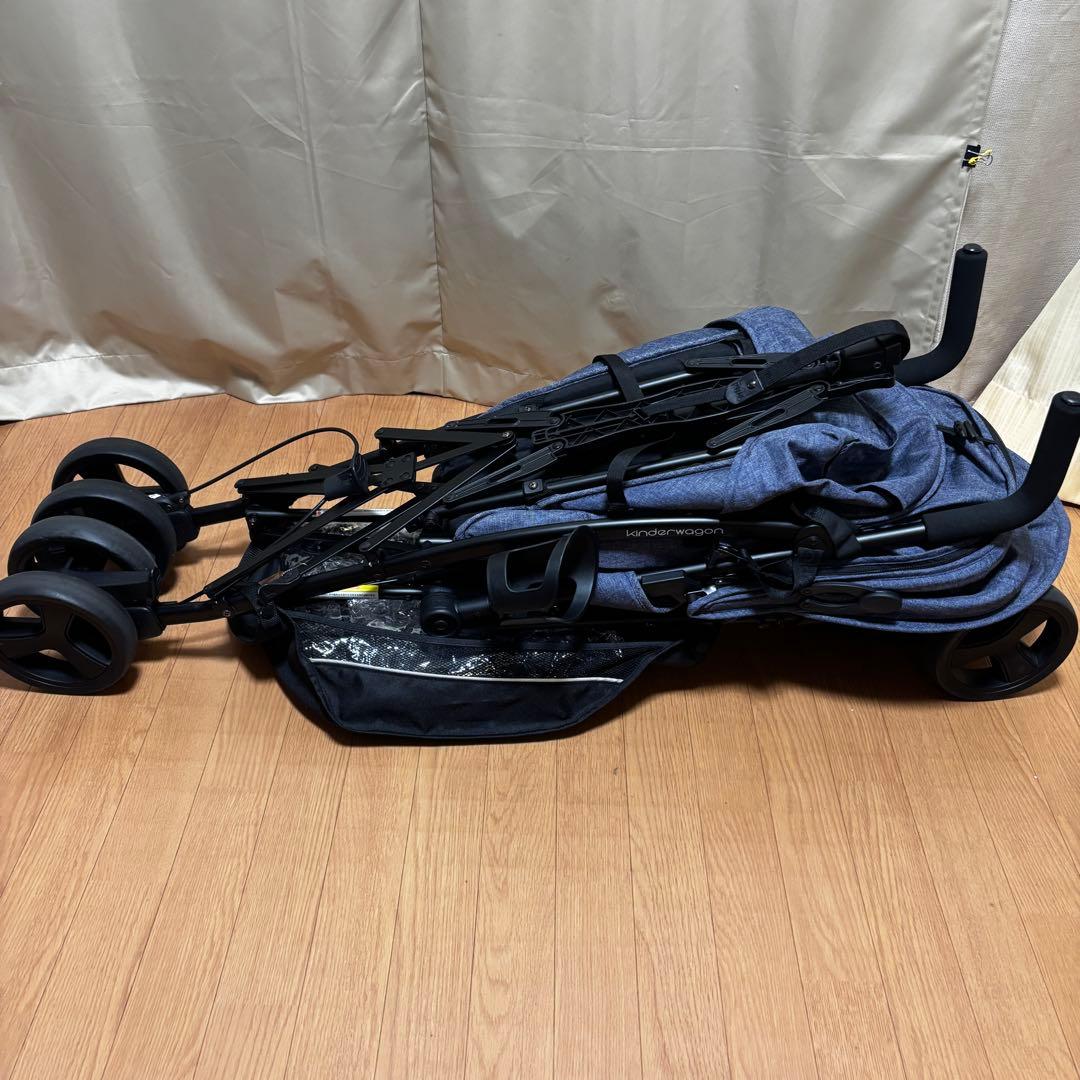 【美品】日本育児 Kinderwagon 二人乗り ベビーカー HOP 2019