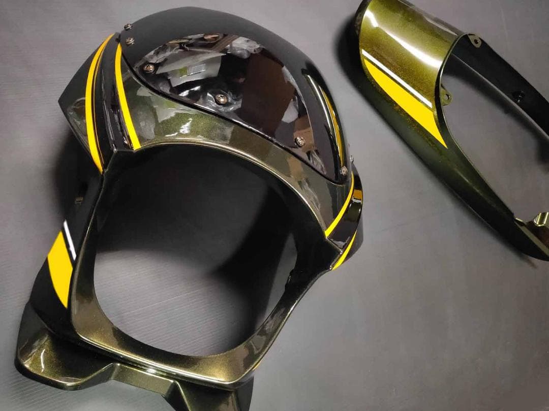 Z900RS ビキニカウル キャンディトーングリーン イエロータイガー