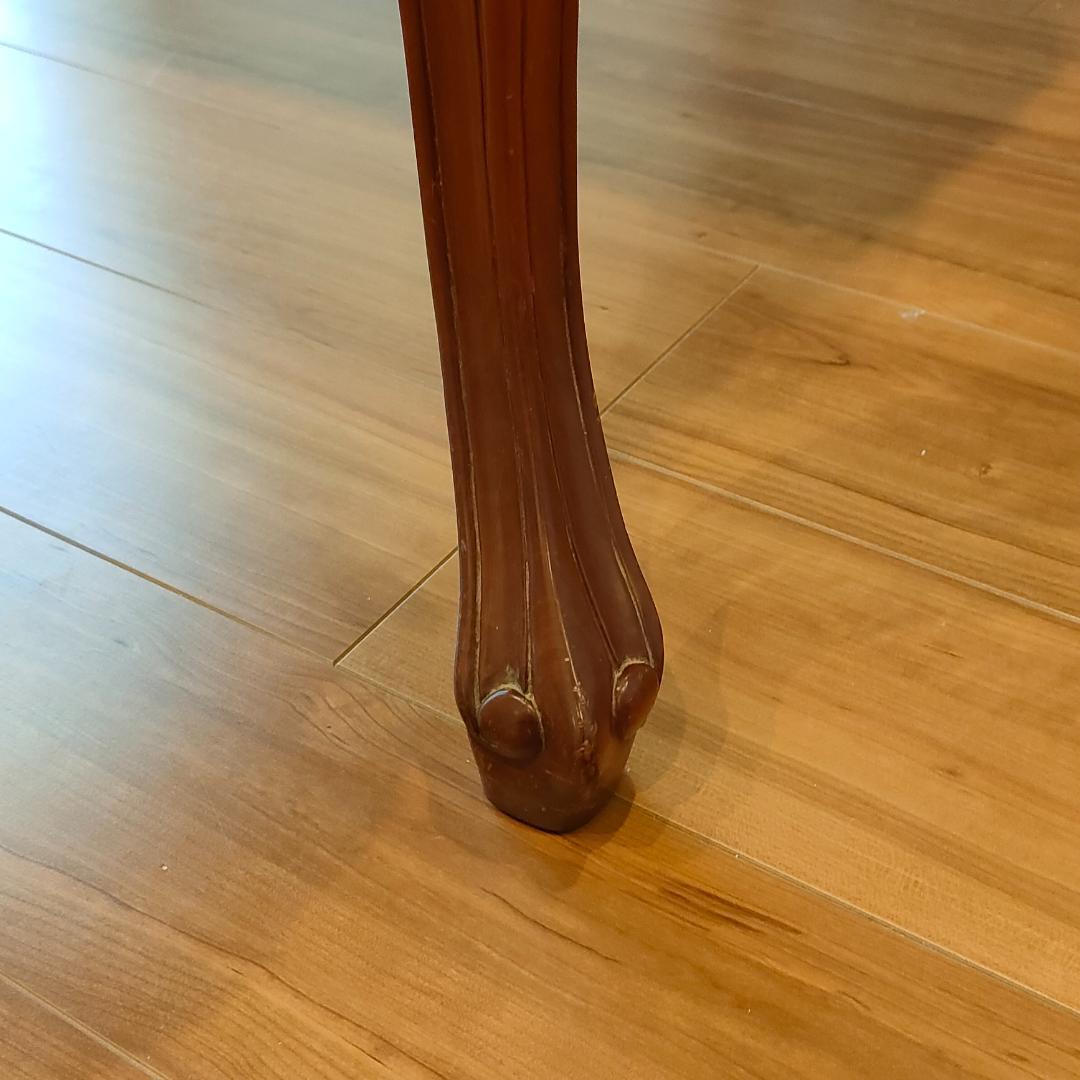 アンティーク　ダイニングテーブル　猫脚　ロココ調