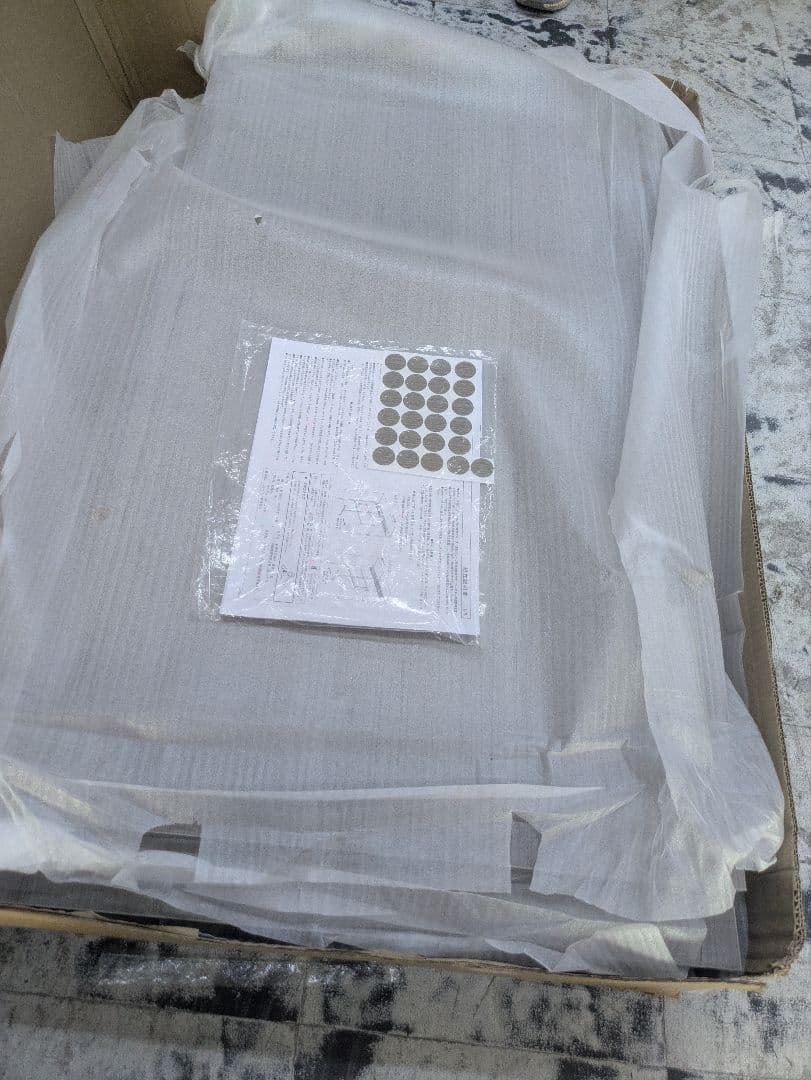 キズあり　伸縮クローゼット　GY色