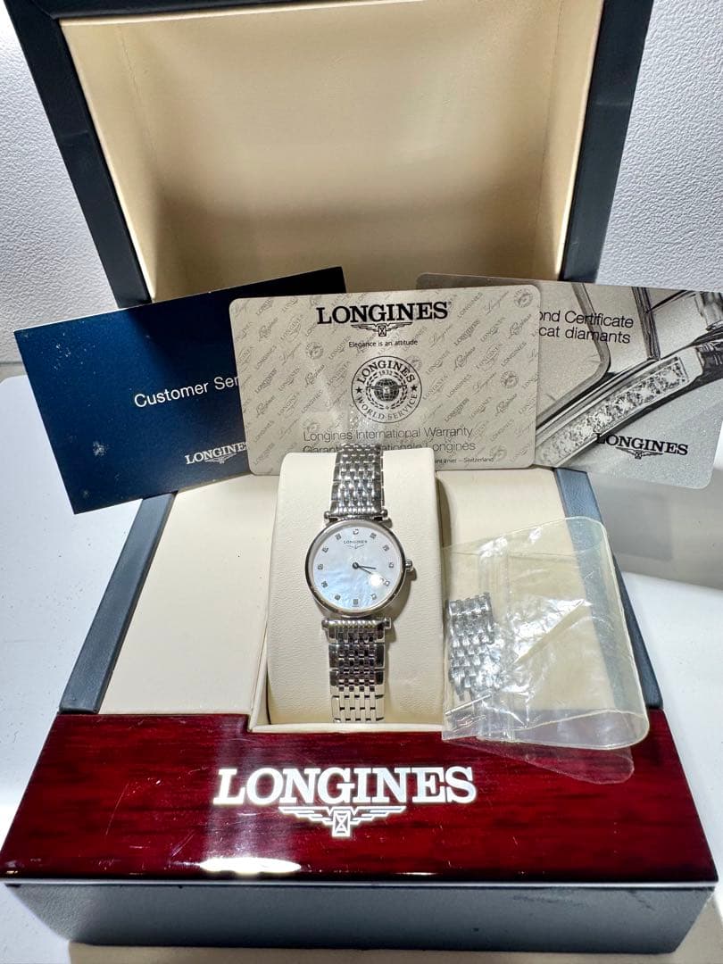 美品　LONGINE 腕時計 グランドクラシック ダイヤ シェル文字盤　稼働