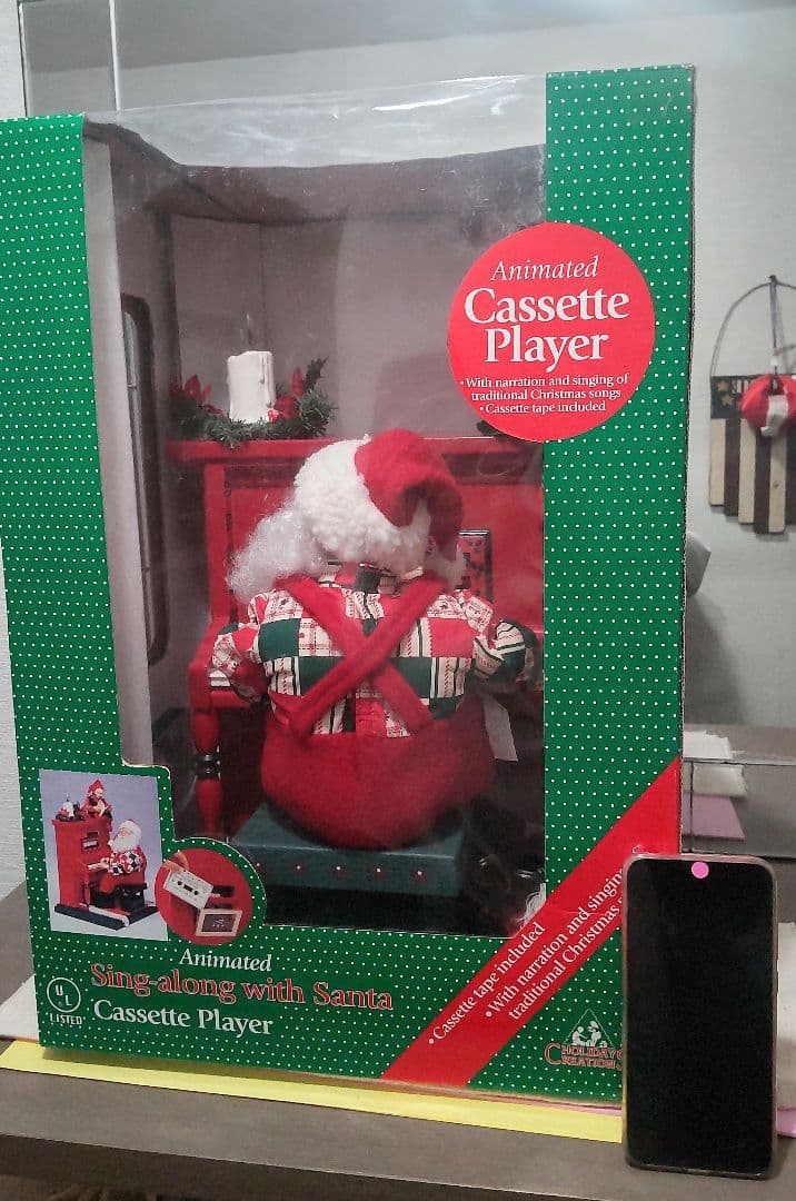 昭和レトロなサンタクロースのオブジェ