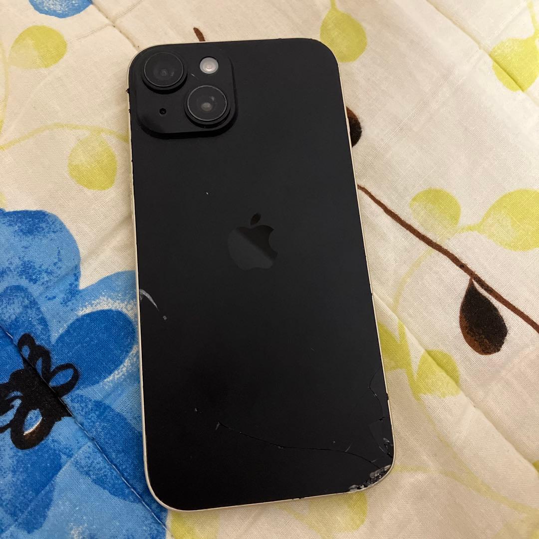 バッテリー100 iPhone 15 ブラック 128gb simフリー