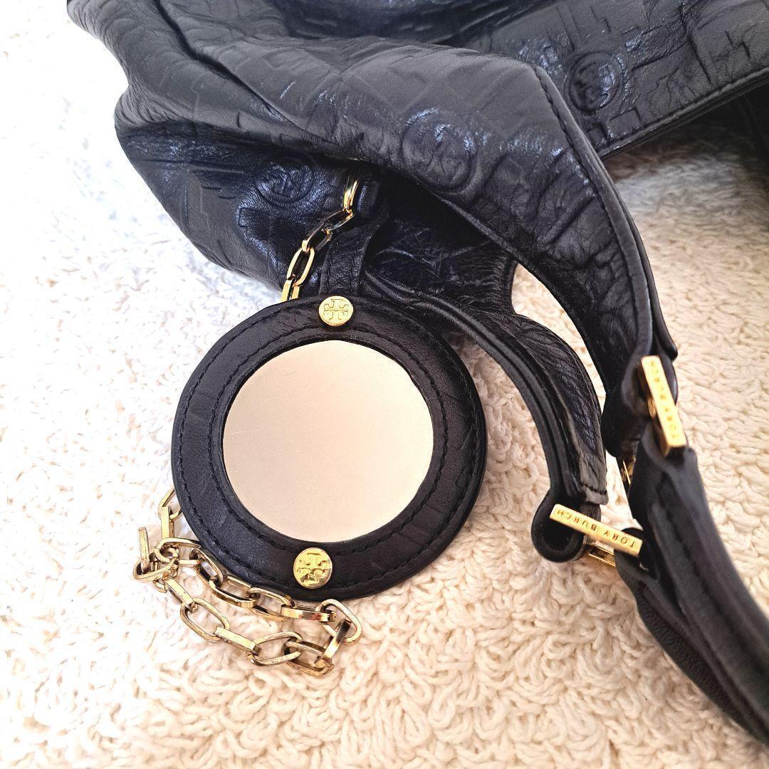 トリーバーチTory Burchトートバッグ　ハンドバッグ　レザー本革ブラック