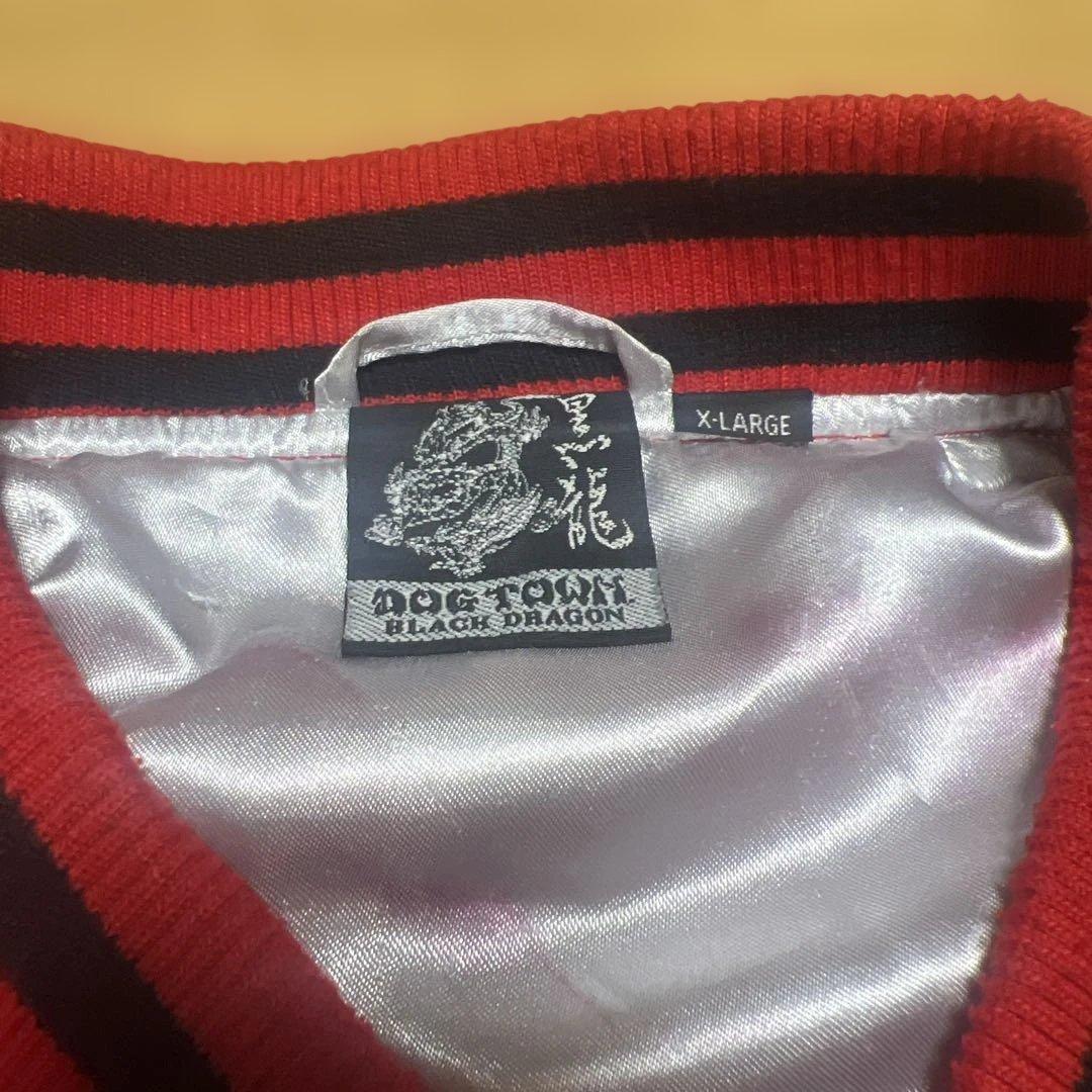 年始セール 刺繍 DOGTOWN スカジャン XL 黒龍 BLACKDRAGON