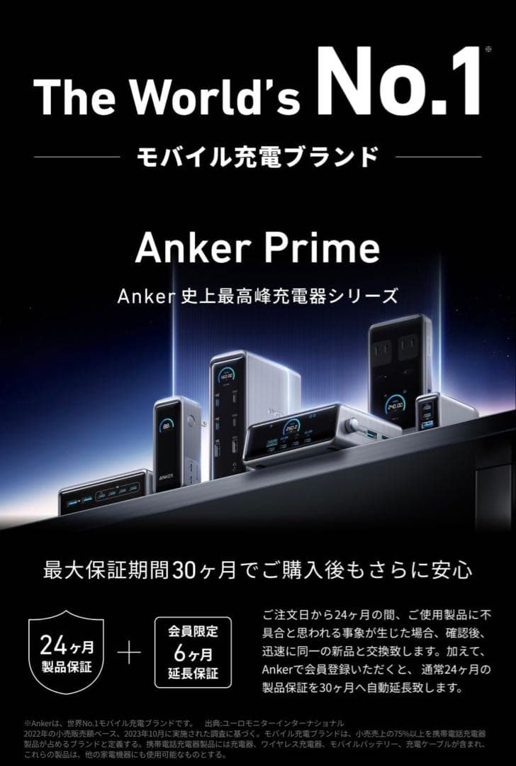 【ほぼ未使用】Anker Prime Power Bank