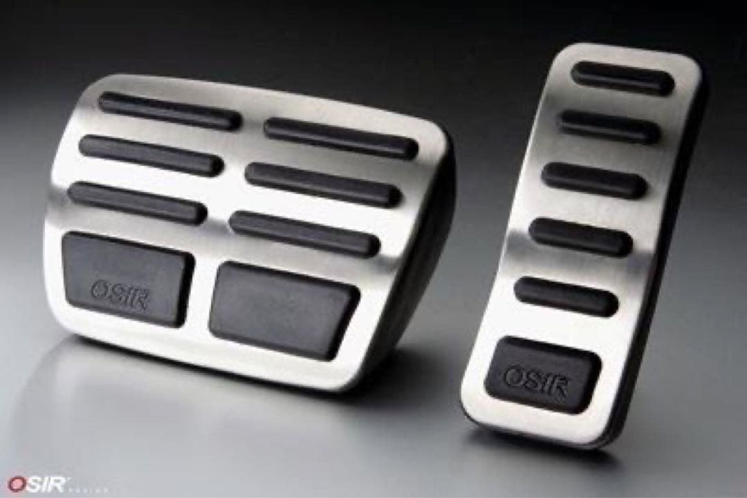 OSIR ステンレス　アクセル・ブレーキペダルカバー2個セット