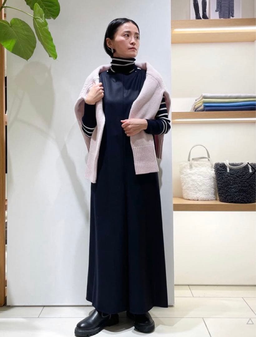 美品✴︎(GALERIE VIE 】ウールフランネル オールインワン