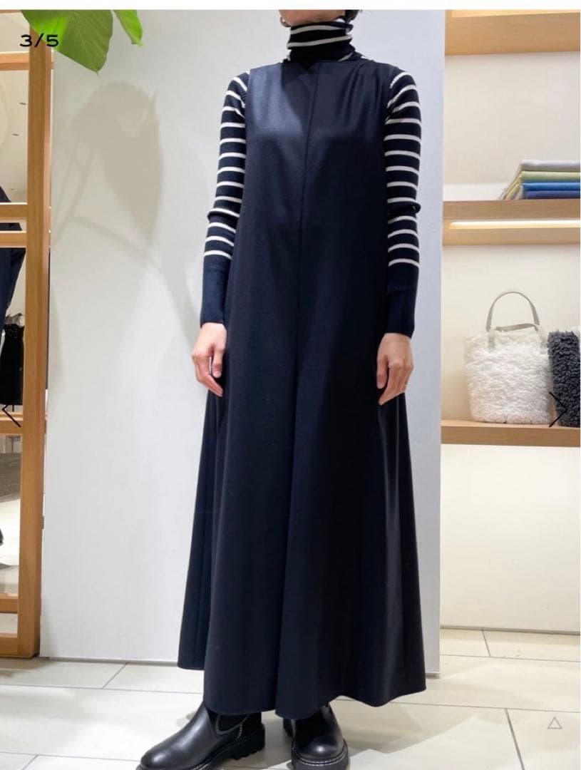 美品✴︎(GALERIE VIE 】ウールフランネル オールインワン