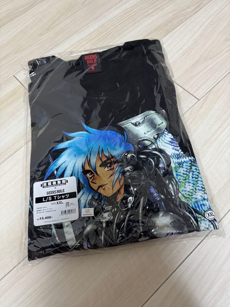 GEEKS RULE 攻殻機動隊 ロングスリーブTシャツ XXL士郎正宗の世界展