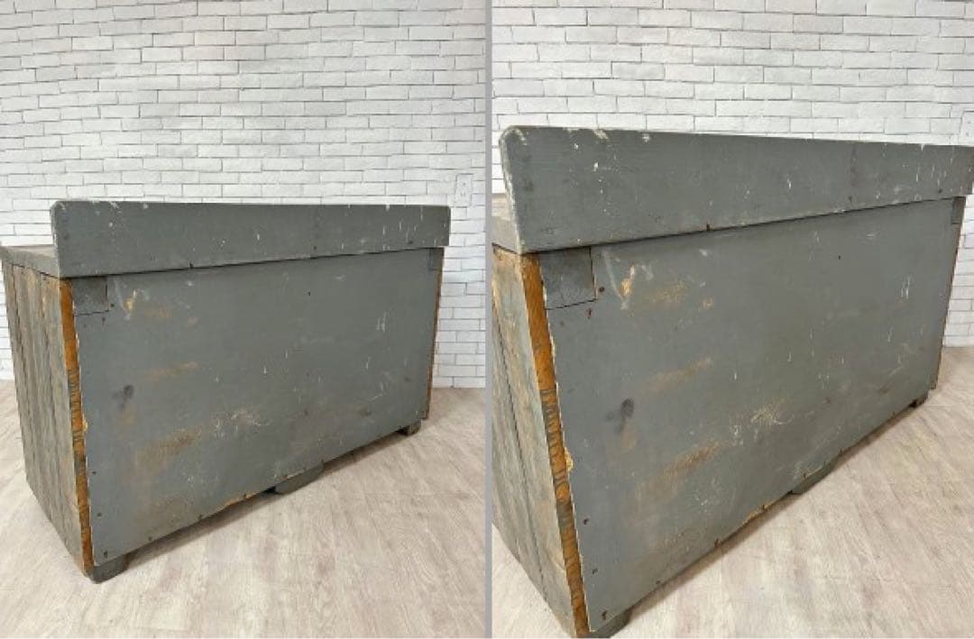 【東京都23区内送料無料】1960年代　フランス製　作業台　キッチン台　陳列棚