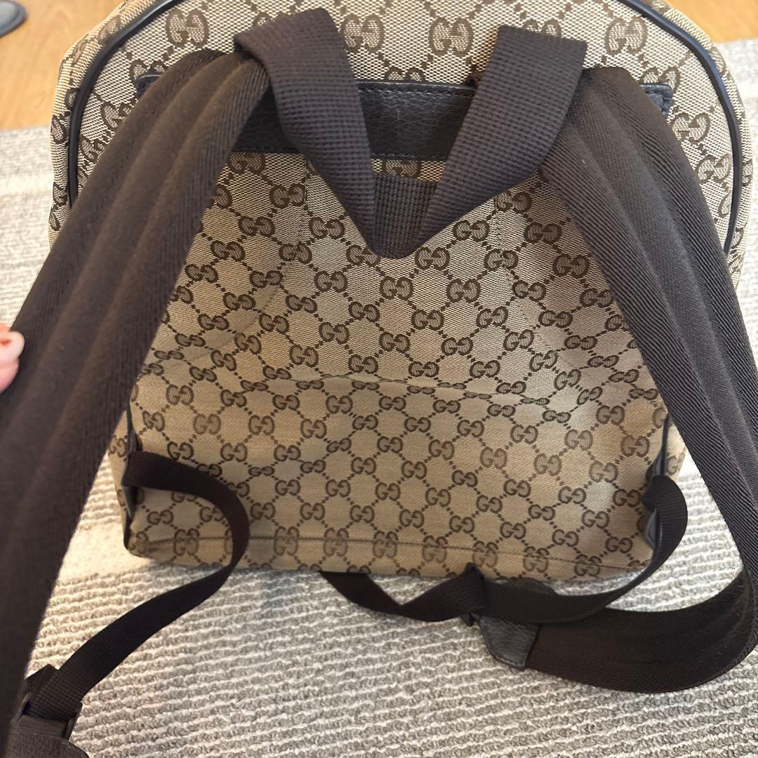 GUCCI ベージュ GGパターン リュック