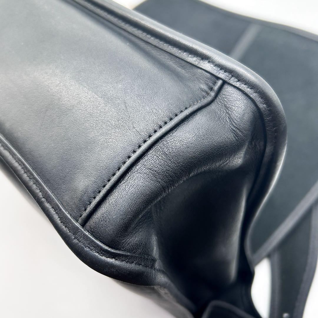 美品✨COACH 5206 ブリーフケース 本革 オールレザー ブラック 黒