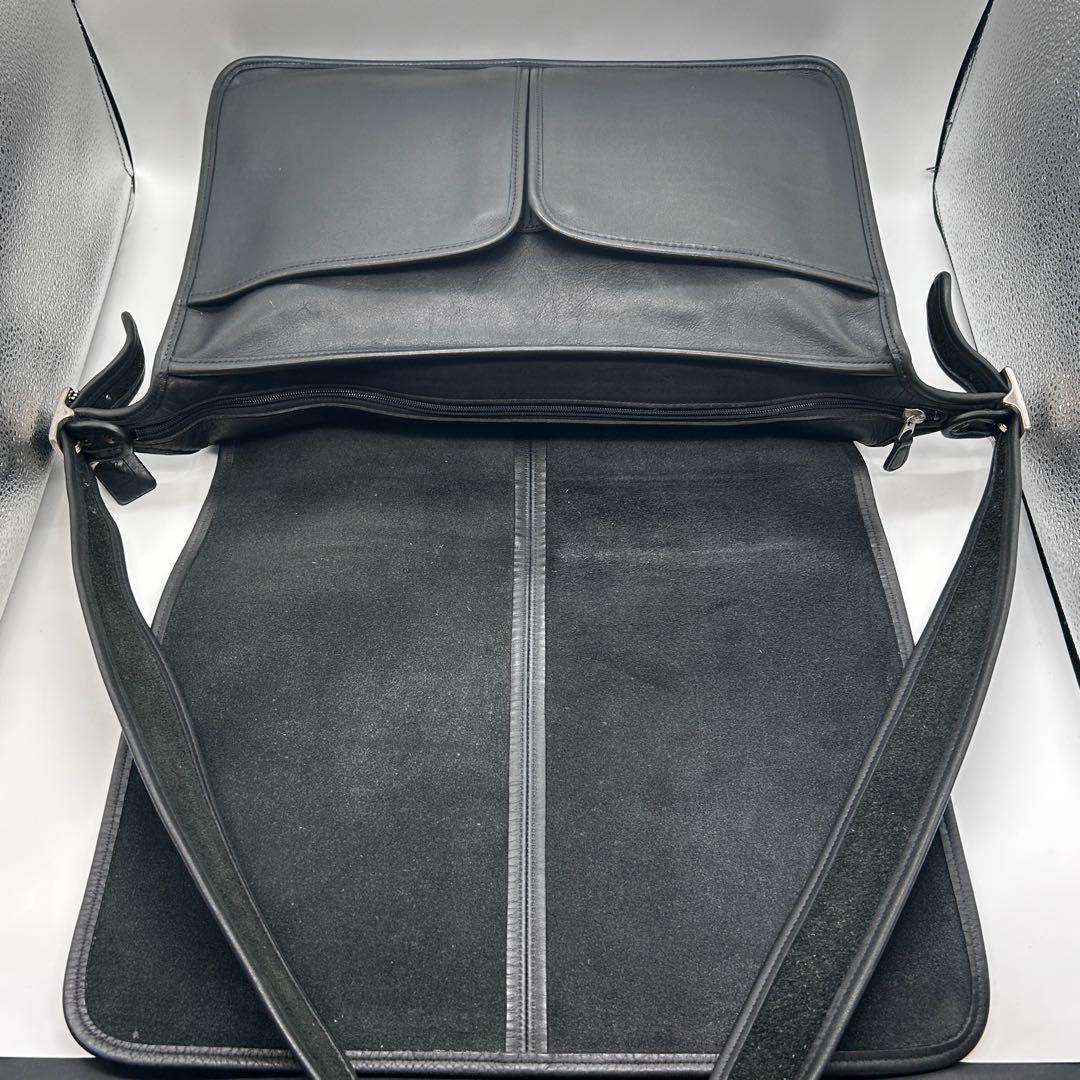 美品✨COACH 5206 ブリーフケース 本革 オールレザー ブラック 黒