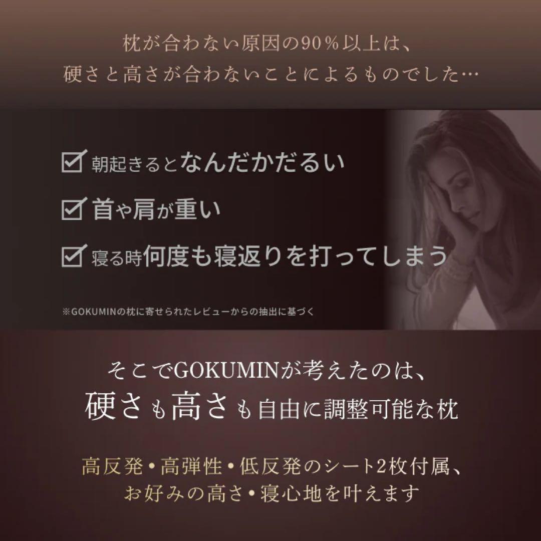 【未使用】GOKUMIN 3Dハニカムジェル枕