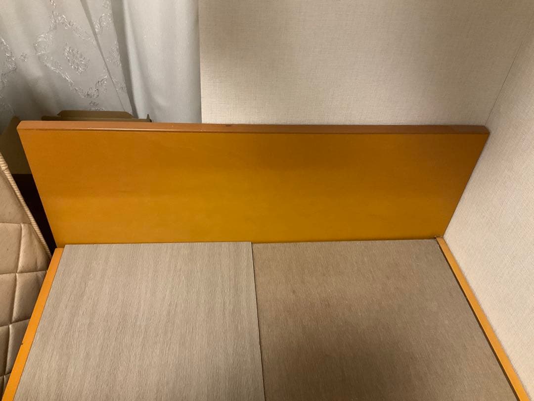 ベッドフレーム/フランスベッド/サザビー/シングル/収納付き/ナチュラル