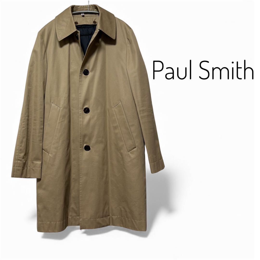 Paul Smith ポールスミス ステンカラーコート ベージュ ライナー付き