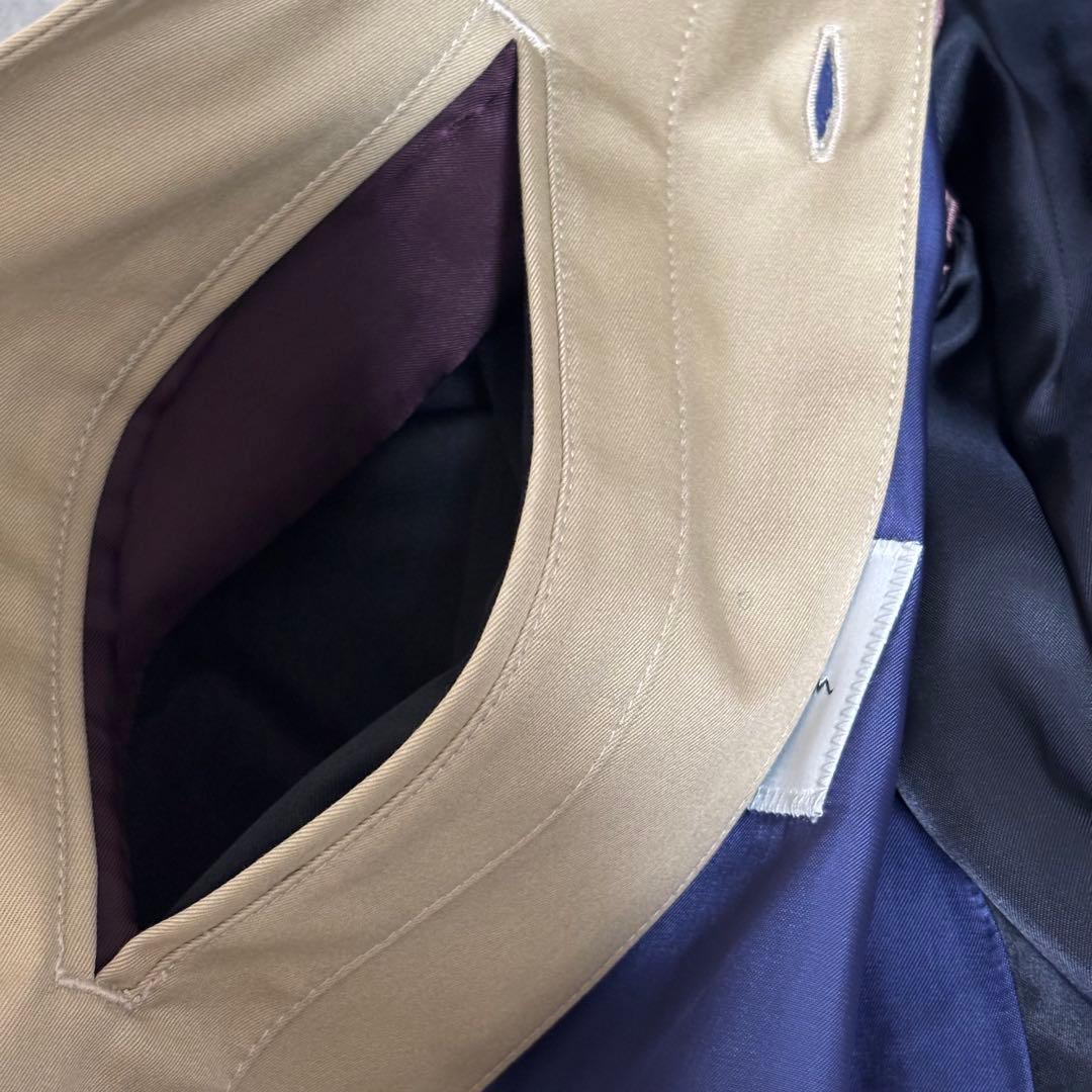 Paul Smith ポールスミス ステンカラーコート ベージュ ライナー付き