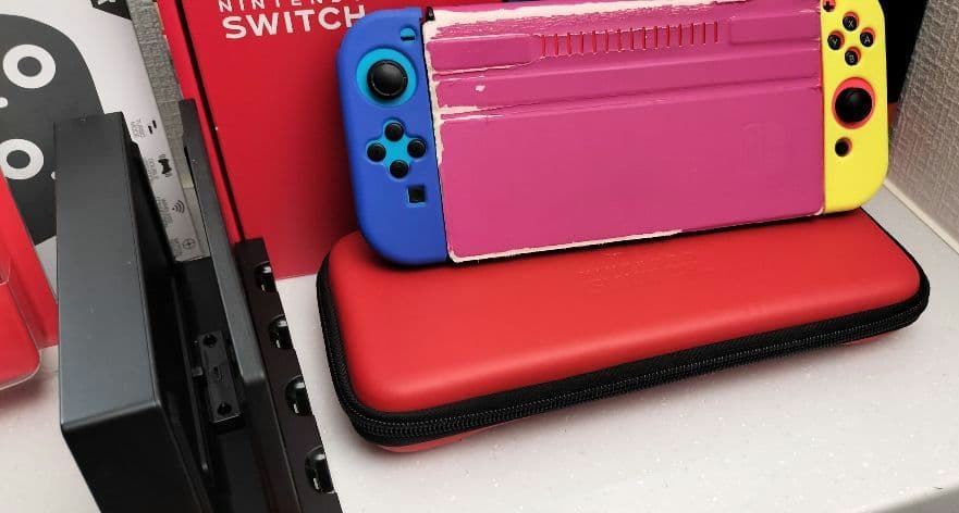 Nintendo Switch 青・赤 本体 ＋　付属品付き